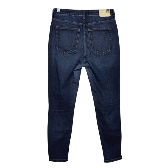 Everlane The High Rise Skinny Jean Dark Wash Sz 28 Crop Classic Chic Minimalist - Picture 7 of 14